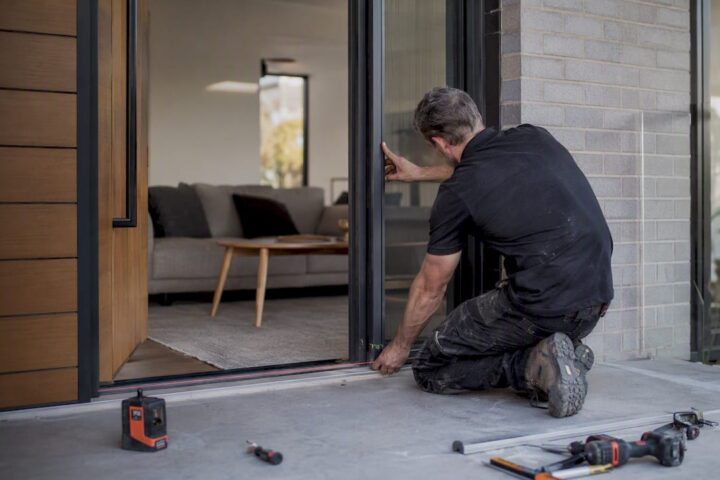 Measuring modern security screen door frame